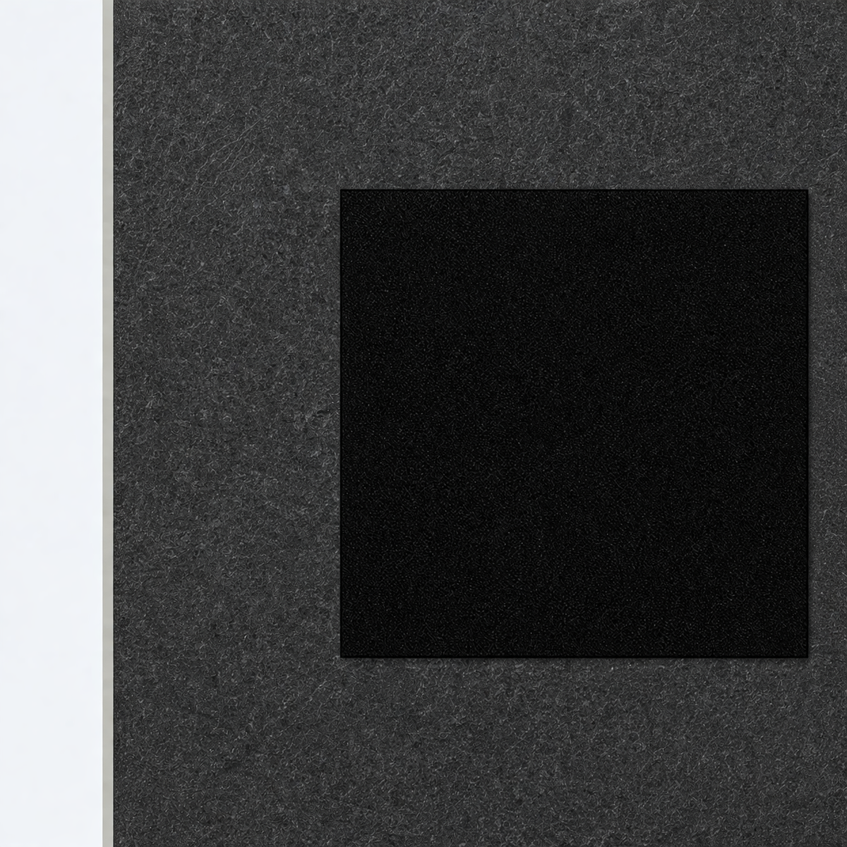 Square acoustic panel dark grey back