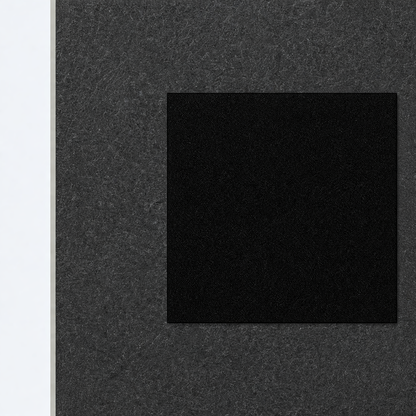 Square acoustic panel dark grey back