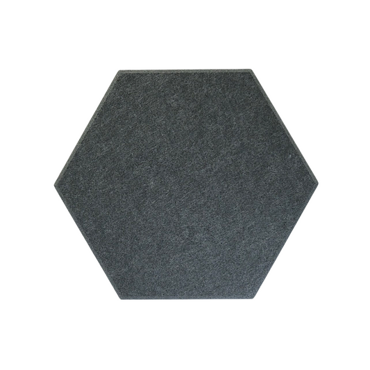 Hexagon acoustic panel dark grey front