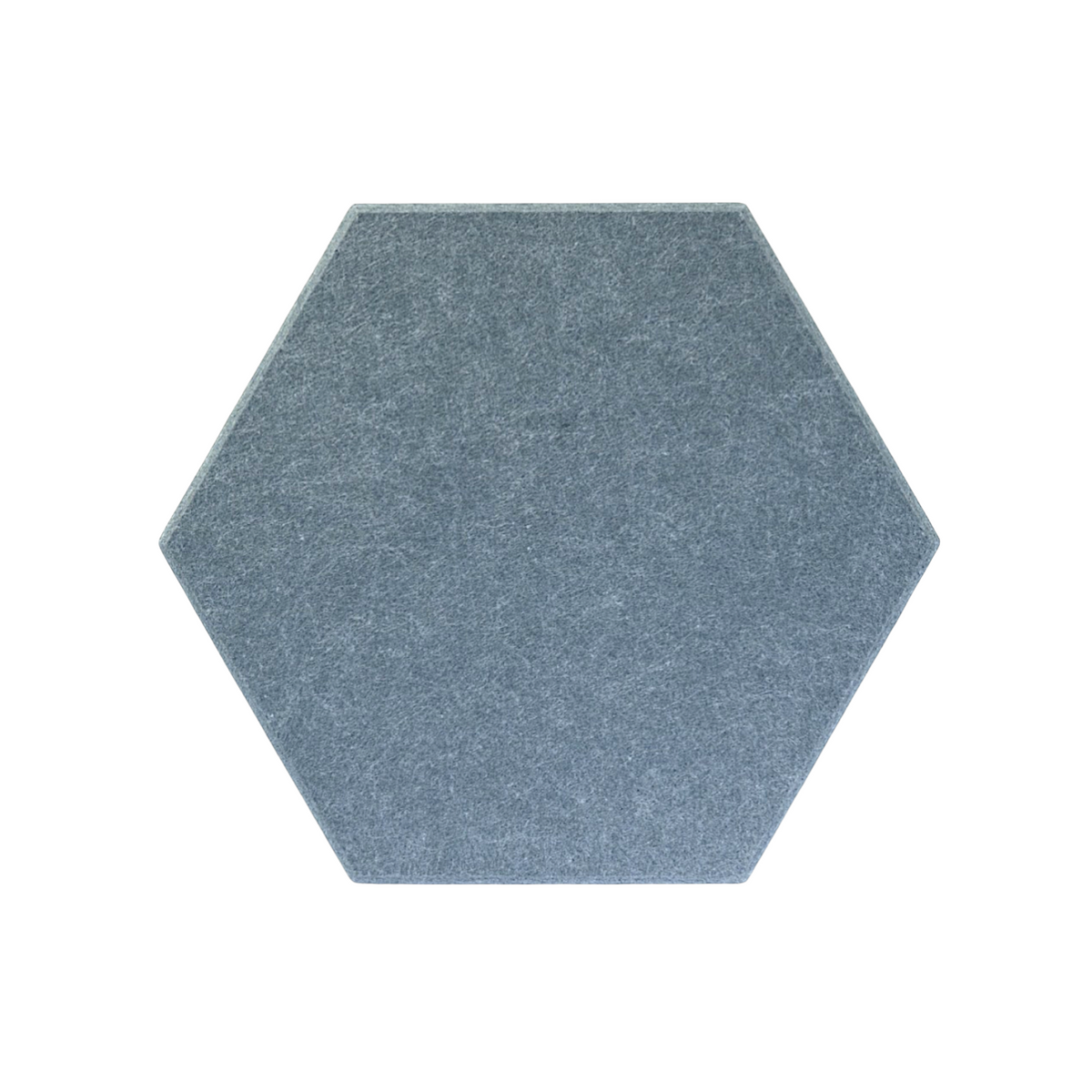 Hexagon acoustic panel moon grey front