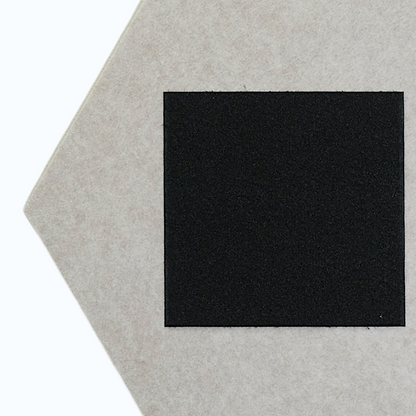 Hexagon acoustic panel light beige back