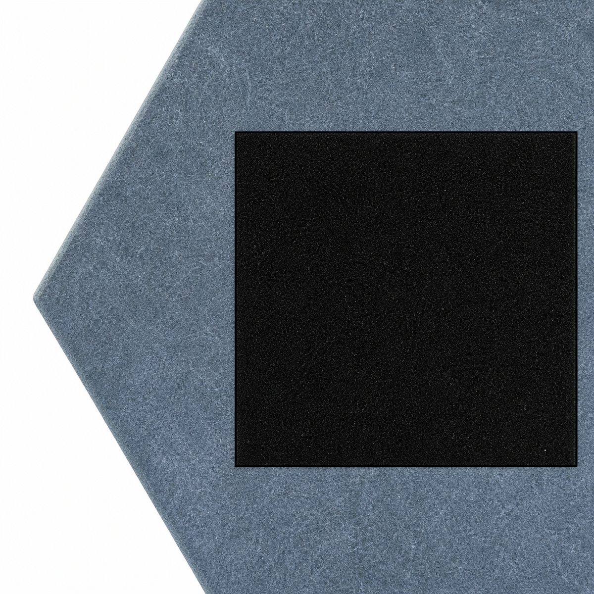 Hexagon acoustic panel moon grey back