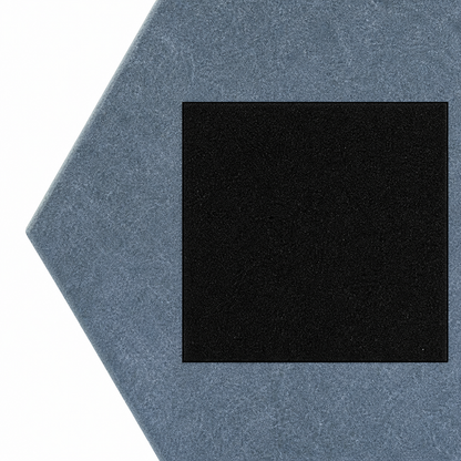 Hexagon acoustic panel moon grey back