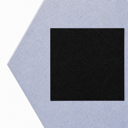 Hexagon acoustic panel smoke grey back
