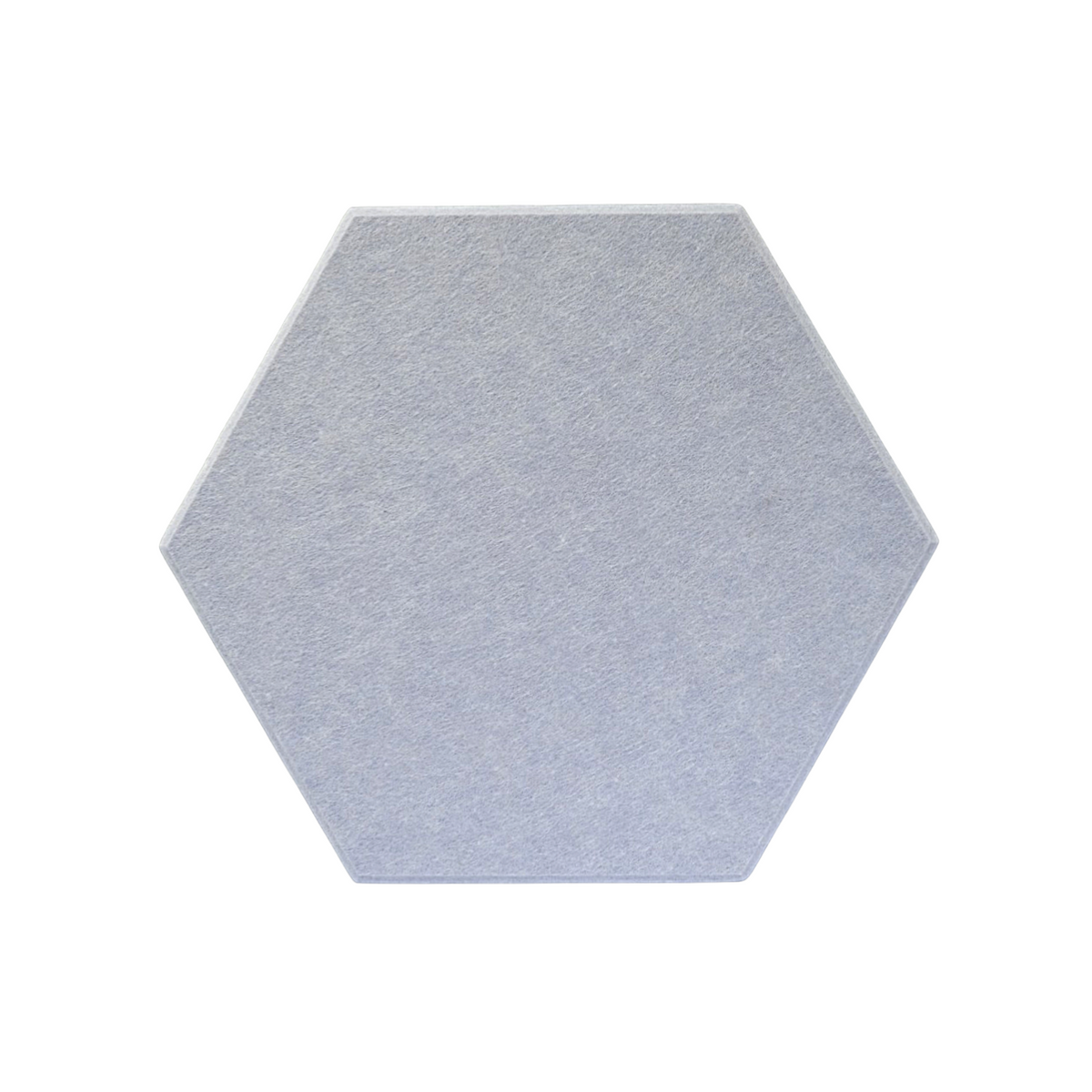 Hexagon acoustic panel smoke grey front