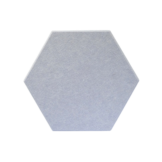 Hexagon acoustic panel smoke grey front