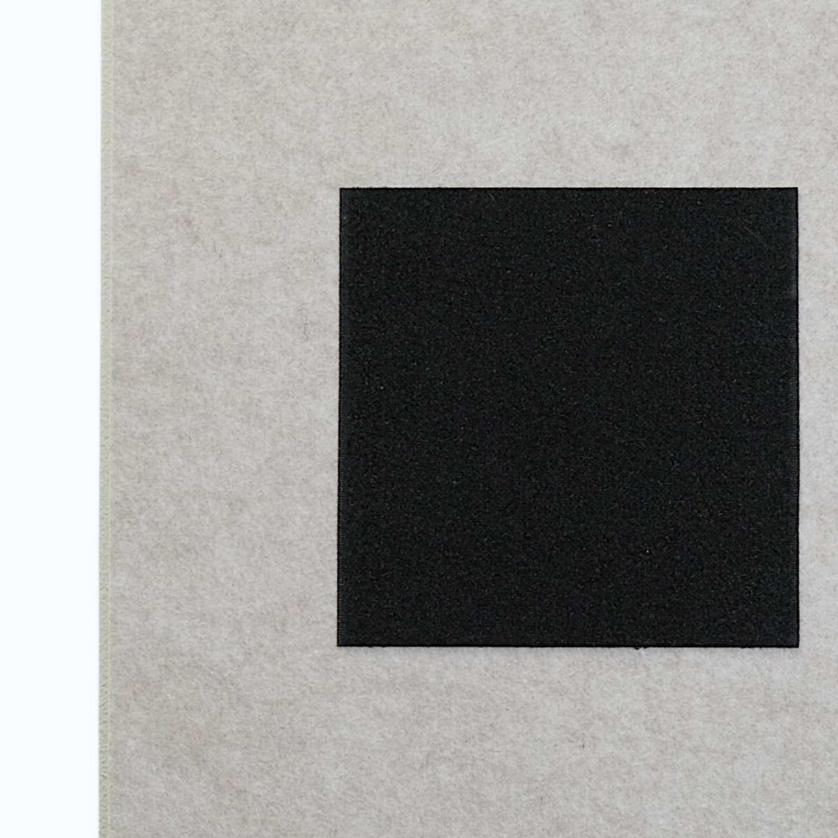 Square acoustic panel light beige back