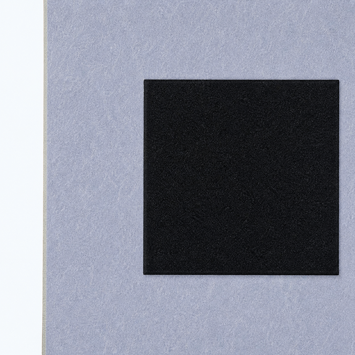 Square acoustic panel smoke grey back
